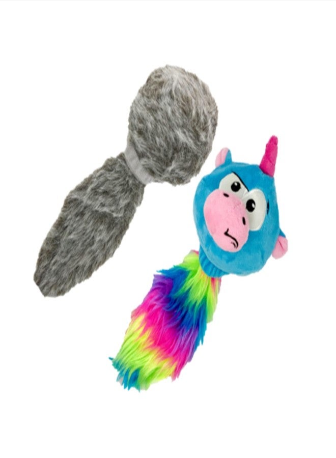 Hyper Pet Doggie Tail & Unicorn Pal Interactive Plush Dog Toys - 2 Pack Value Pack (Interactive Toy That Wiggles, Vibrates & Barks Dog Toys for Boredom & Stimulating Play) Colors May Vary - Image 1